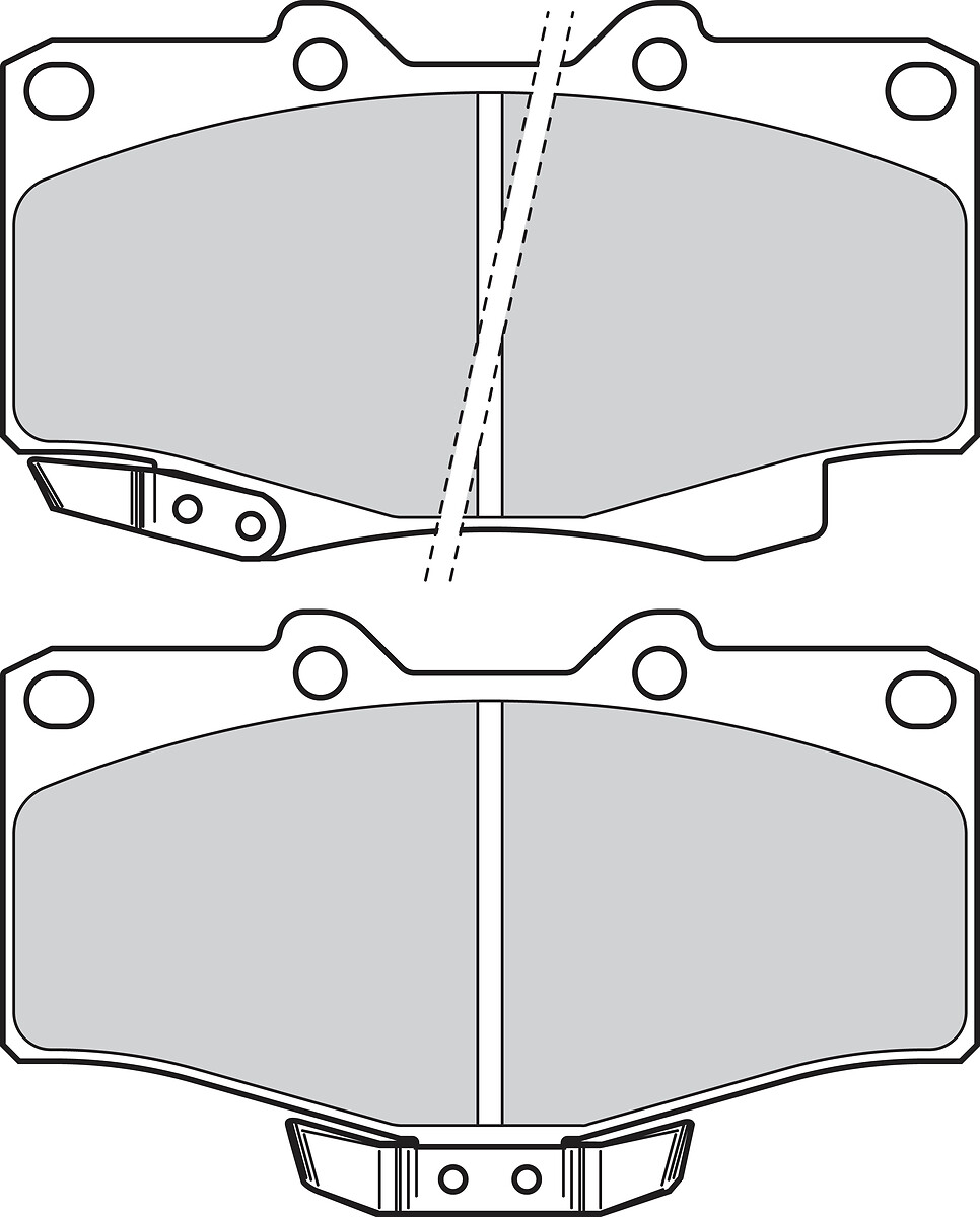 BRAKE PADS FIRST TOY LCRUISER 04.96